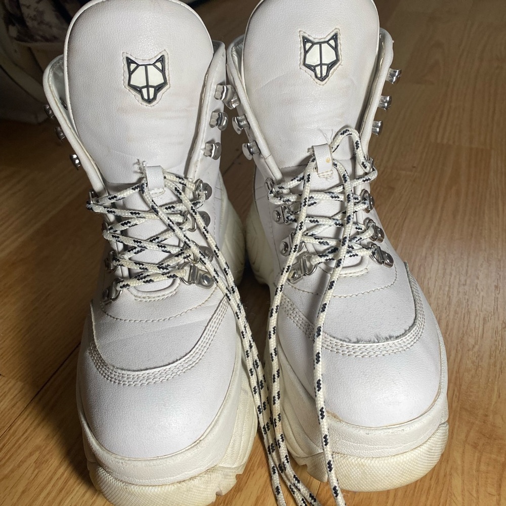 Vegan leather Baked Wolfe platform sneakers